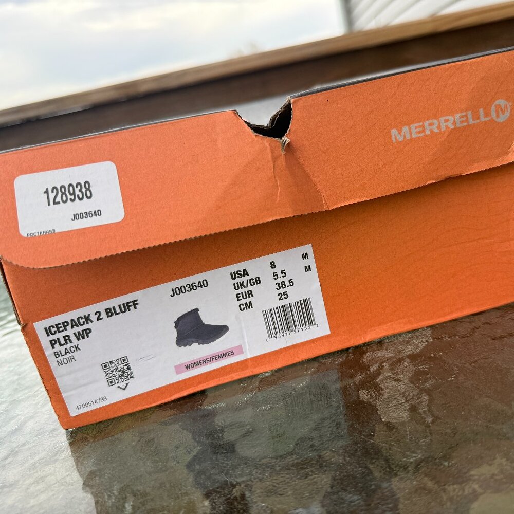 Merrell - ICEPACK 2 BLUFF PLR WP Black Woman's boots